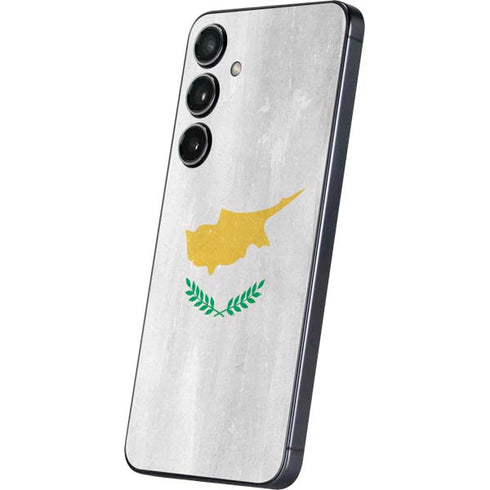 Cyprus Flag Distressed Galaxy S25 Skin